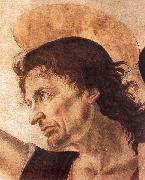 Andrea del Verrocchio Baptism of Christ painting